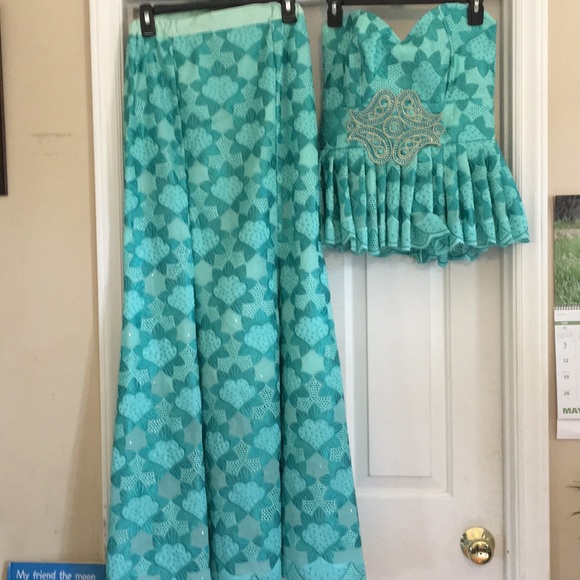 Dresses & Skirts - African Elegantly Crafted 2pc formal prom attire